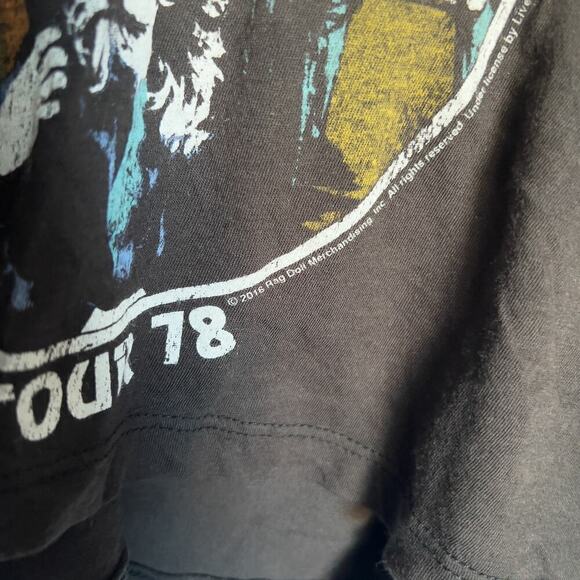 Trunk Ltd Aerosmith World Tour '78 Strappy Tank Black Band XS - Picture 5 of 7